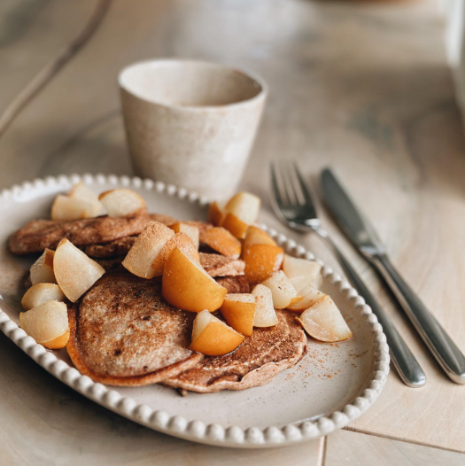 Karamellisierte Apfel Pancakes🍎