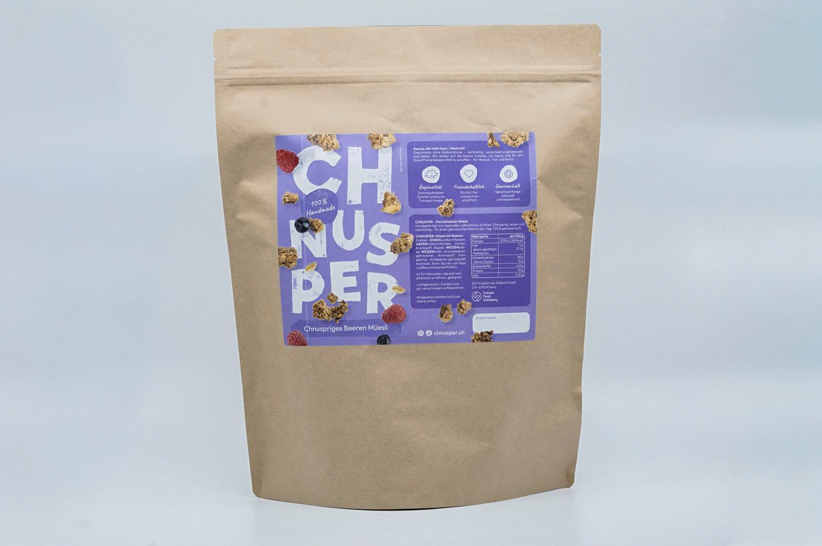 Beeren Chnusper-müesli 2 kg